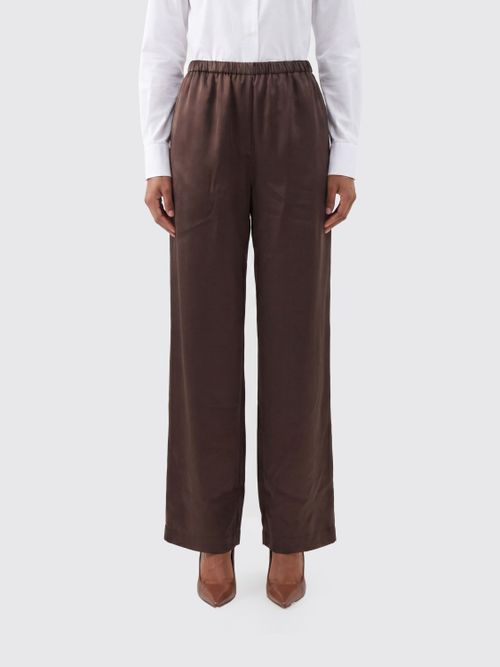 Pants Woman color Coffee