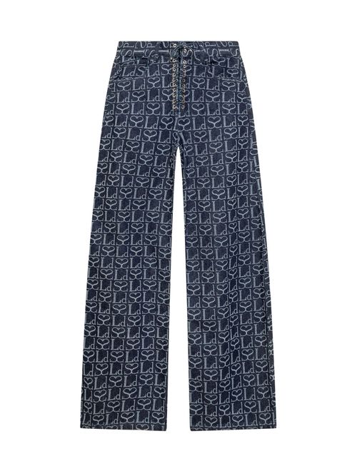 Laceup Jeans