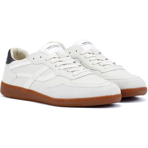 Pompeii Elan Sala Leather Men's Ecru Trainer