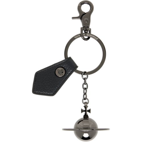 Gunmetal 3D Orb Keychain