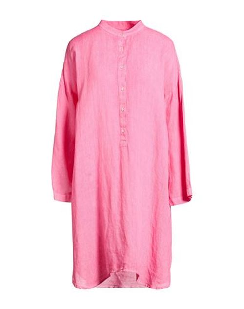 Woman Mini dress Pink Size XS Linen
