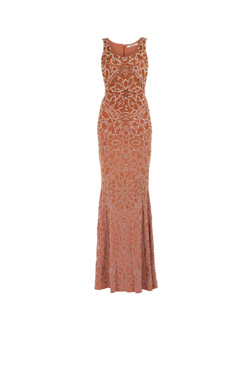 Bead-embellished Maxi Dress