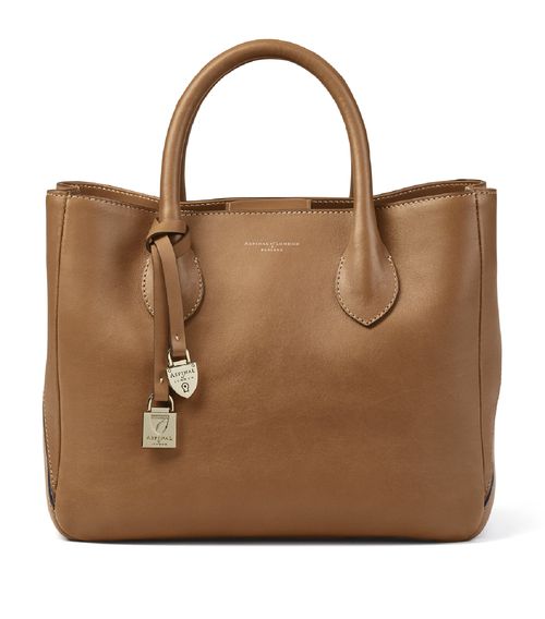 Midi Leather London Tote Bag