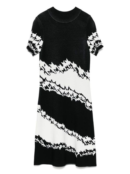 MARCCAIN printed midi dress - Black