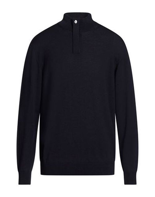 Man Sweater Navy Size L Merino Wool