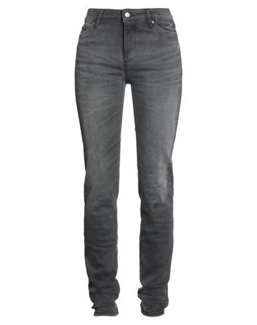 Woman Jeans Black Size 27 Cotton, Elastane