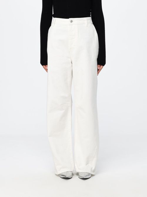 Jeans Woman color White