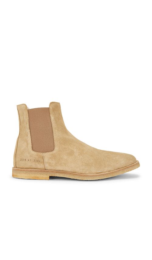 Common Projects Suede Chelsea Boot in Beige. 41. Also