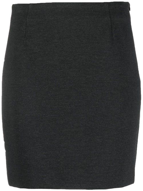 Fitted mini skirt - Grey