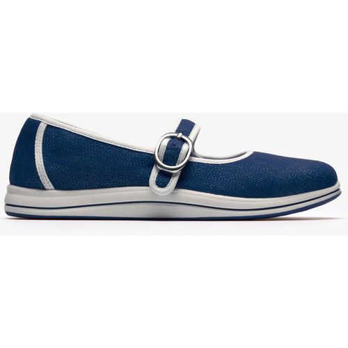 Clarks Womens Brinkley Janey Navy Shoes - Blue