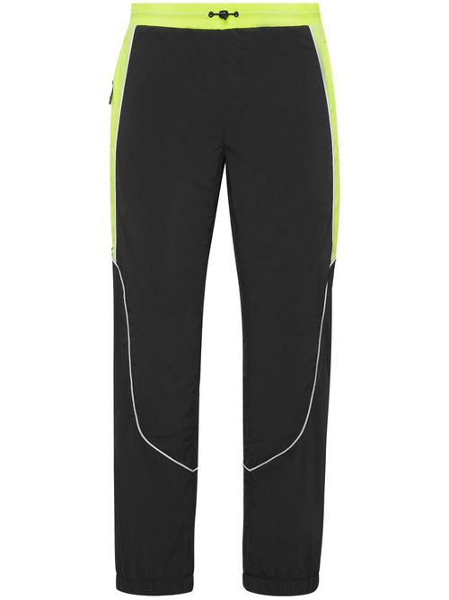 Panelled track pants - Black