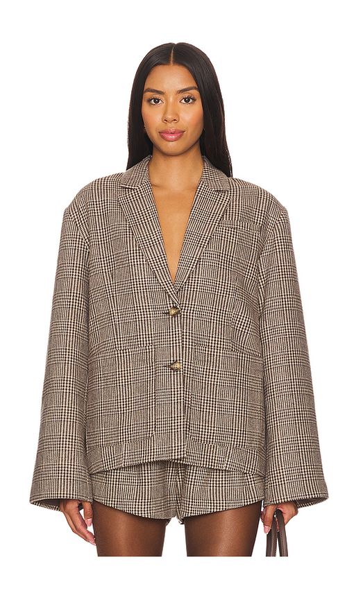 OSIS STUDIO Mili Blazer in Brown. M. Also in L