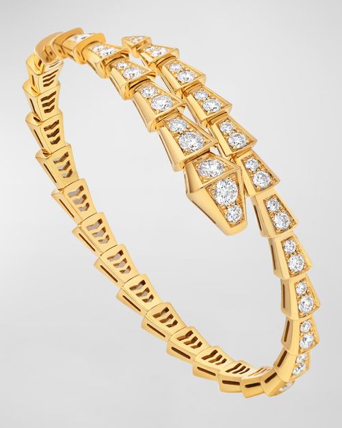 Serpenti 18K Yellow Gold Diamond Bracelet
