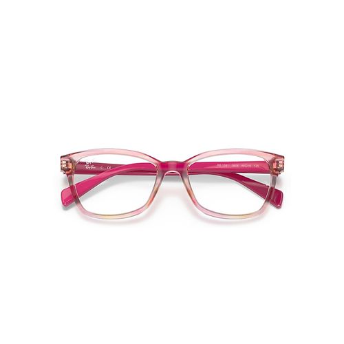 Ray-Ban Rb1591 Optics Kids Eyeglasses Fuxia Frame Clear Lenses Polarized 48-16