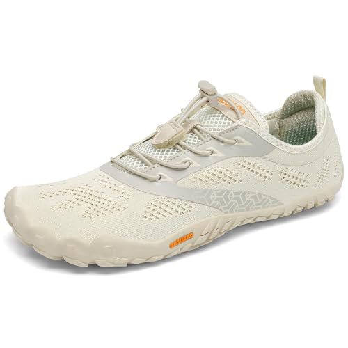 SAGUARO Barefoot Shoes Men Wide Toe Box Minimalist Trail Runner Sneakers Mens Fitness Gym Shoe Smart II