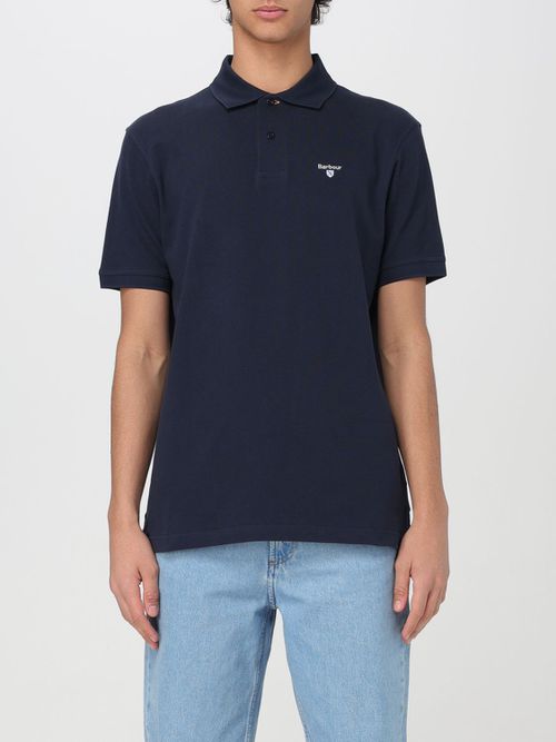 Polo Shirt Men color Navy