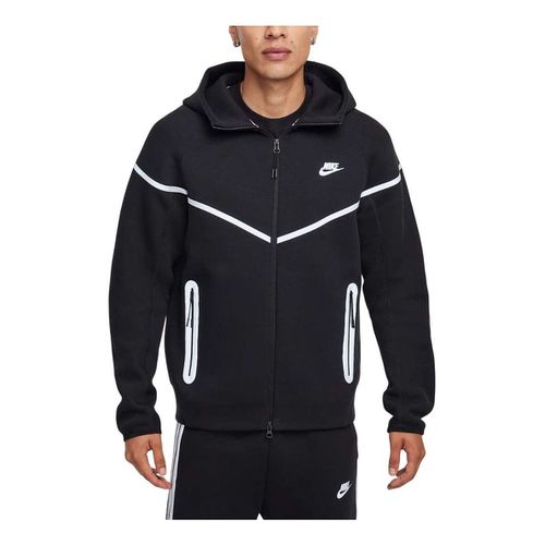 Tech Fleece Windrunner Reflective Hooded Jacket 'Black Bemis Silver'