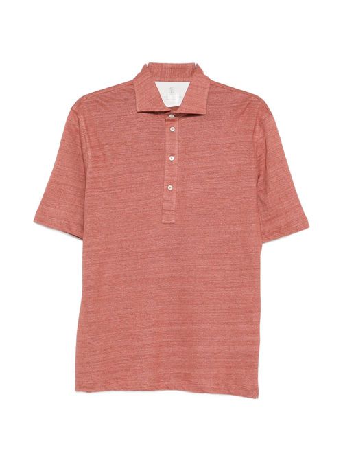 Linen And Cotton Polo Shirt