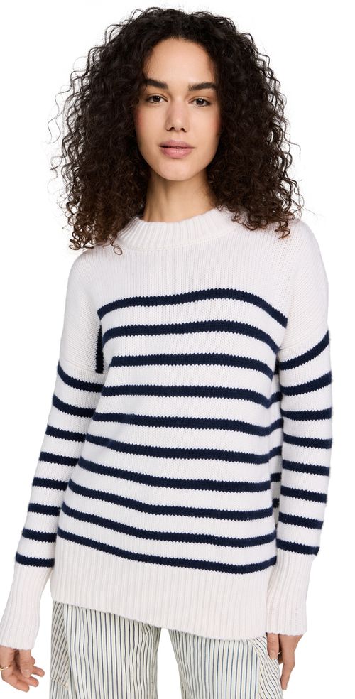 Marin Sweater Cream/Navy