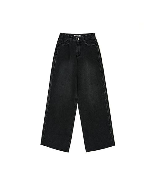 _Twinkle Denim Pants Black