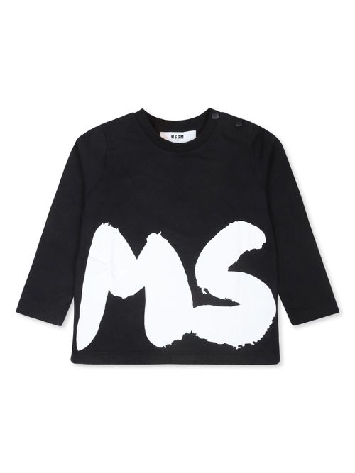 Logo-print T-shirt - Black