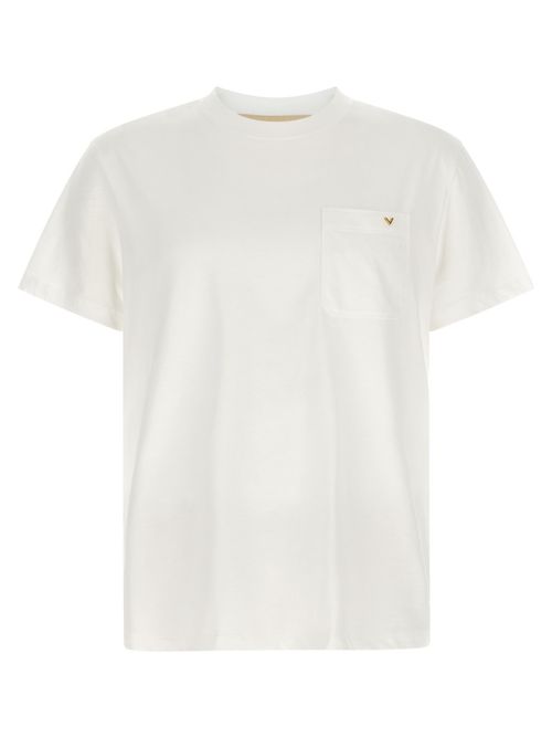 White Solid Crew Neck T-Shirt