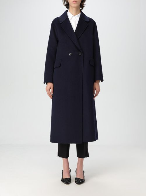 Coat Woman color Blue