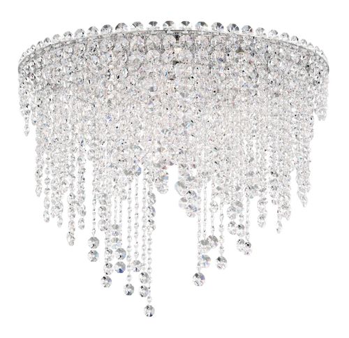 Chantant 6-Light Flush Mount Ceiling Light in Stainless Stee