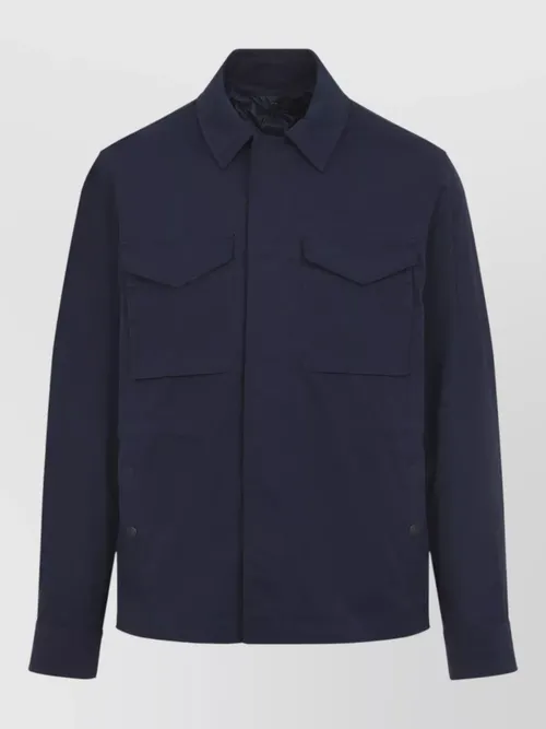 Moncler - roquille shirt jacket adjustable waistband