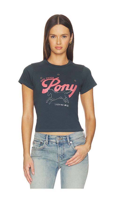 DAYDREAMER One Trick Pony Vintage Tee in Charcoal. XS. Also in S, M