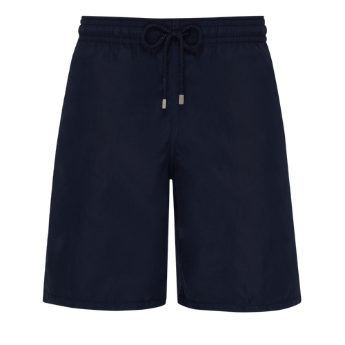 Men Long Swim Shorts Solid - Swimming Trunk - Okoa - Blue
