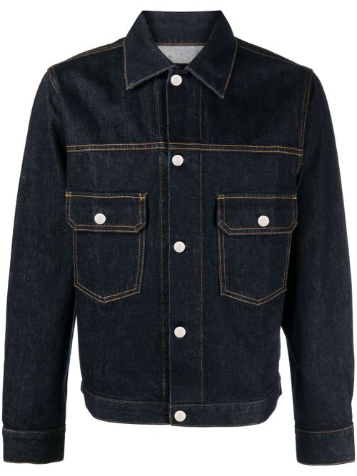 Button-up denim jacket - Blue