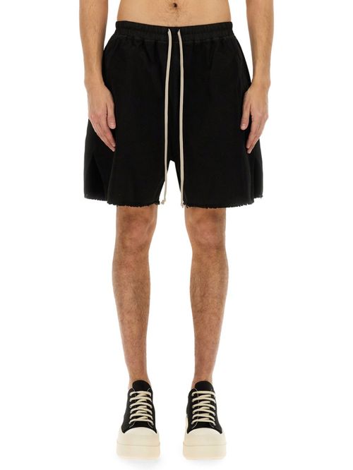 Black Solid Shorts