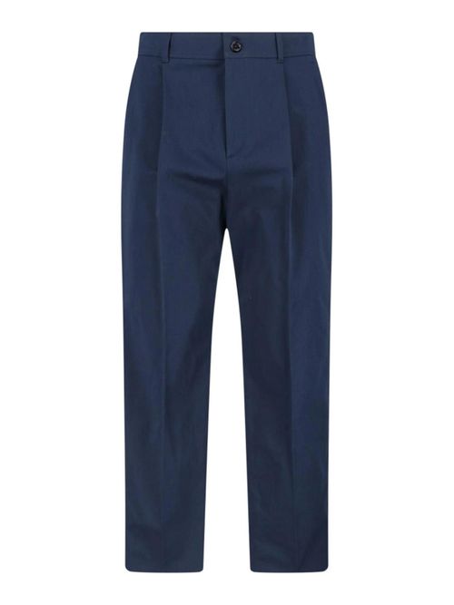 Tailored cotton trousers