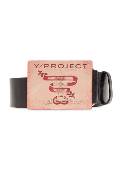 Y/Project Logo Printed Buckle Belt