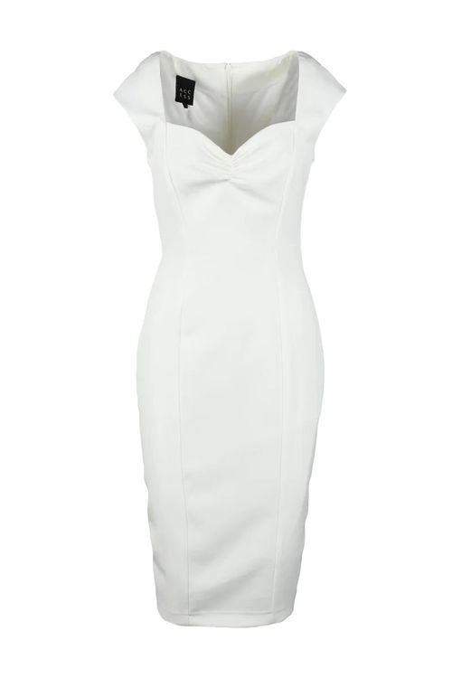Fitted Mini Dress with Sweetheart Neckline