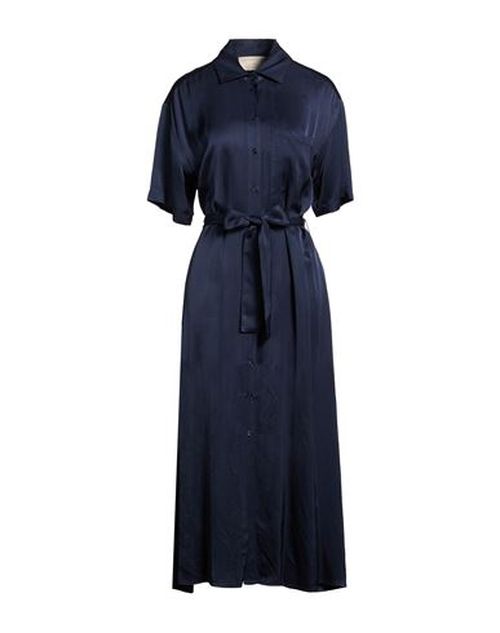 Woman Midi dress Midnight blue Size 2 Viscose