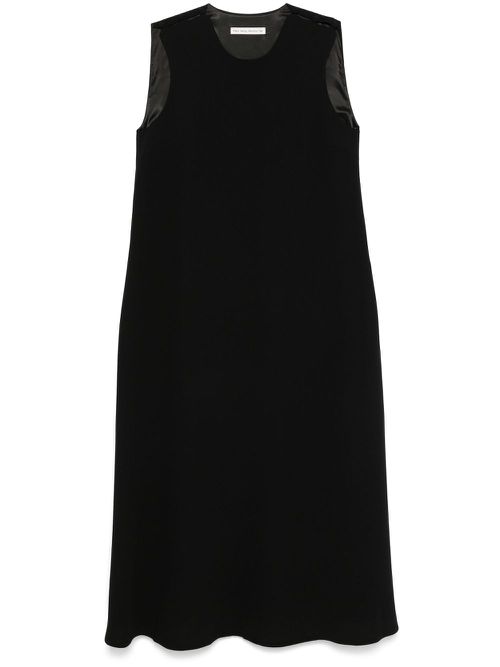 Crepe maxi dress - Black