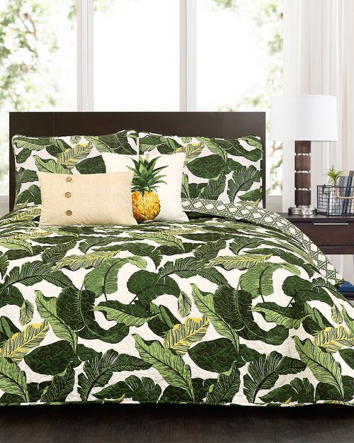 Lush Decor Tropical Paradise Quilt Set