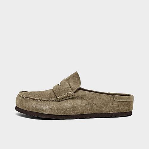 Men's Naples Wrapped Suede Casual Clogs in Taupe
