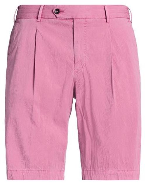 Man Shorts & Bermuda Shorts Pink Size 32 Cotton, Elastane