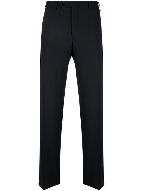 Wool tailored trousers - Blue