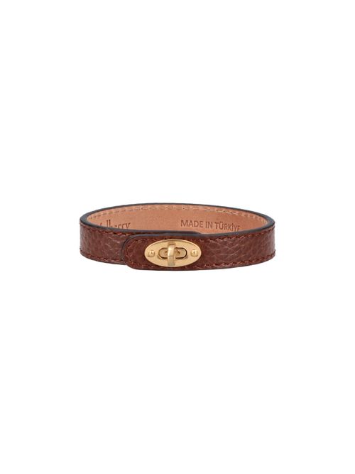 Bovine Leather and Brass Women's Accessory