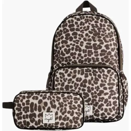 Mayoral Girl's Girls Brown Printed Backpack and Pencil Case