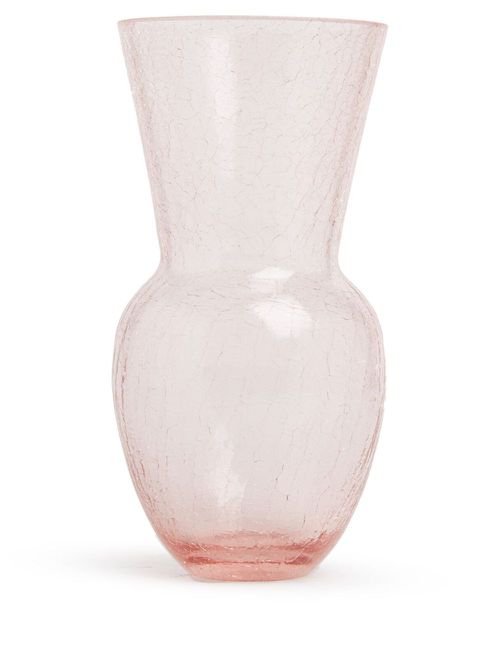 Felicity cracked-effect vase - Pink