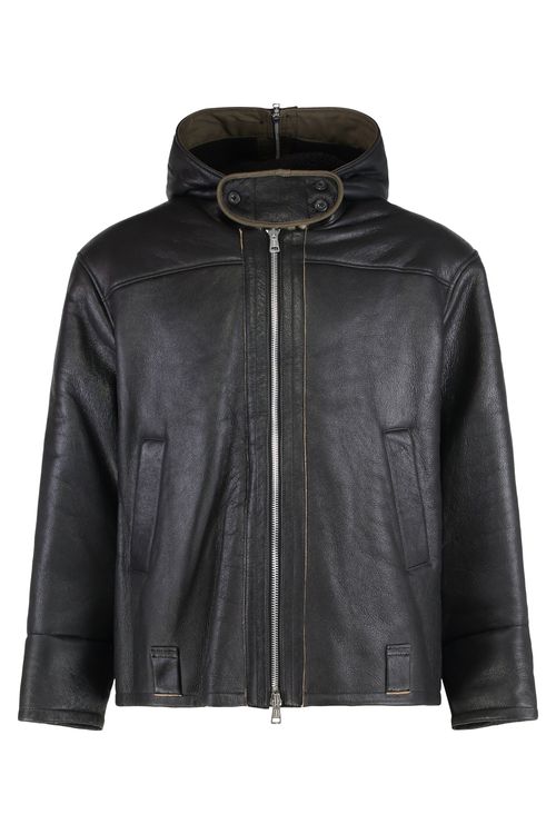 Blizzard Jacket in Natural Aviator Shearling