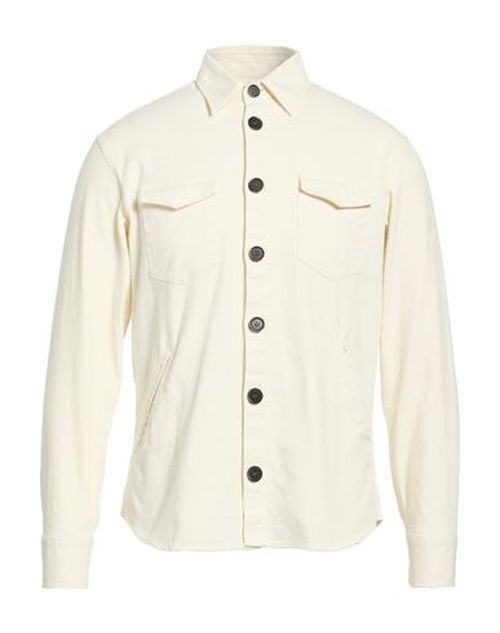 Man Jacket Ivory Size XXL Cotton