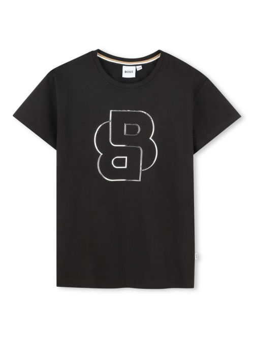 Logo-print T-shirt - Black