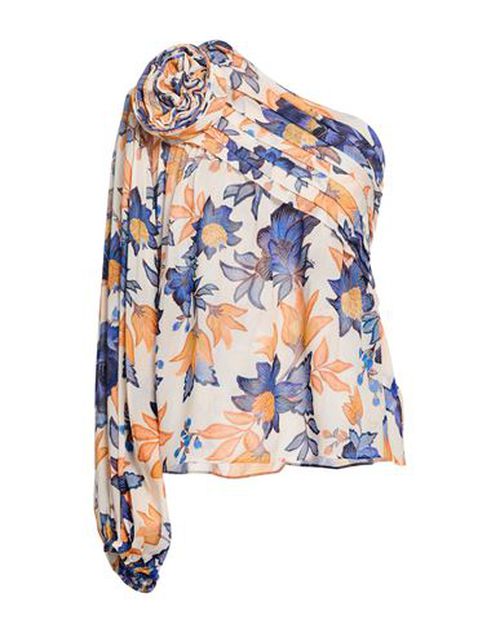 Woman Top Blue Size L Viscose