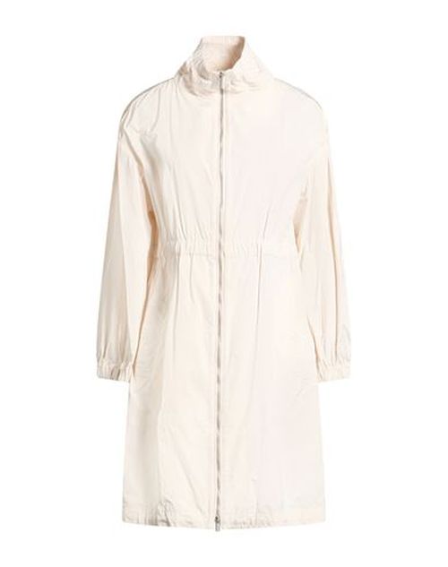 Woman Overcoat & Trench Coat Cream Size 6 Polyester